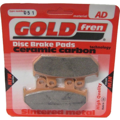Front Right Goldfren Brake Pad Fits Honda NV 400 CS Steed NC26 1995-1996