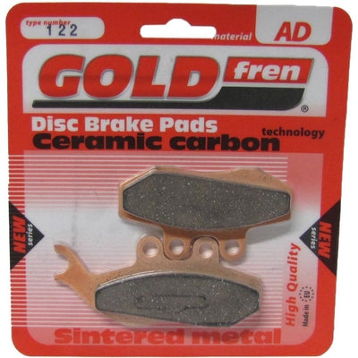 Front Right Goldfren Brake Pad Fits Peugeot Geopolis 125 ABS 2007-2010