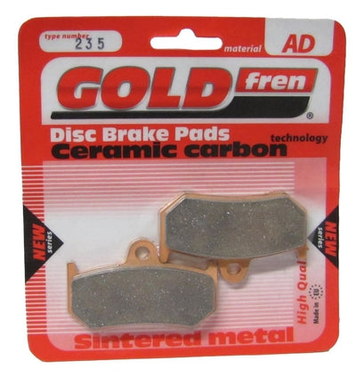 Rear Right Goldfren Brake Pad Fits MV Agusta Brutale 750 S 2002-2008
