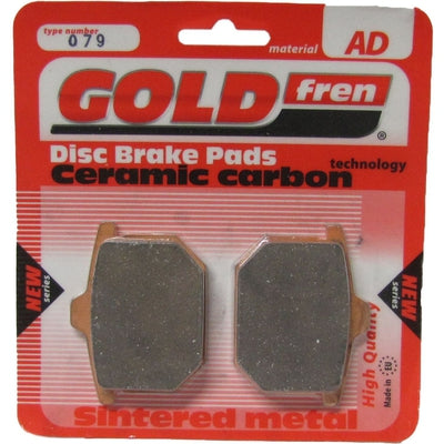 Rear Right Goldfren Brake Pad Fits Honda GL 1100 DA Gold Wing Deluxe 1980