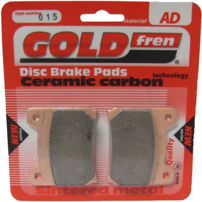 Front Left Goldfren Brake Pad Fits Yamaha XV 750 B Virago 1991