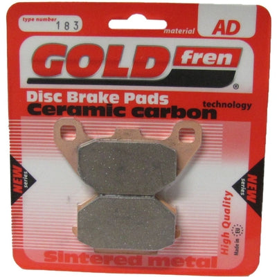 Rear Right Goldfren Brake Pad Fits Kawasaki KSF 90 A7F 2007