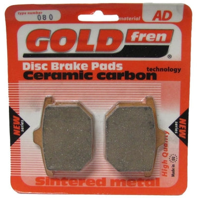 Rear Right Goldfren Brake Pad Fits Honda CB 900 Custom SC04 1980-1981