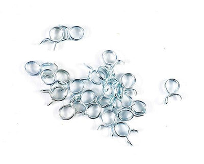 Mikalor 20X Petrol Pipe Clips 7mm Double Wire Type