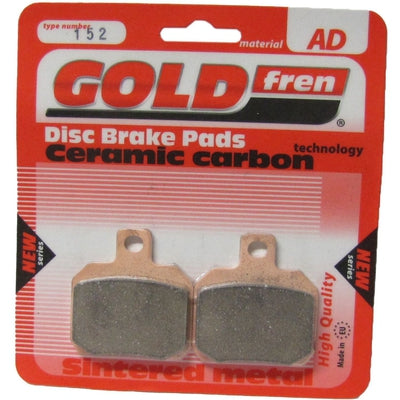 Rear Right Goldfren Brake Pad Fits Piaggio X9 200 Evolution 2003-2004