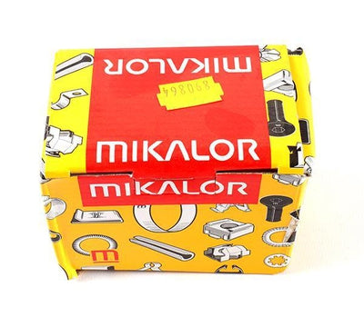 Mikalor 10X Stainless Steel Jubilee Hose Clips 25mm to 40mm (Black Finish)