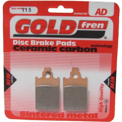 Front Right Goldfren Brake Pad Fits Piaggio Free 50 Model 1995-2000