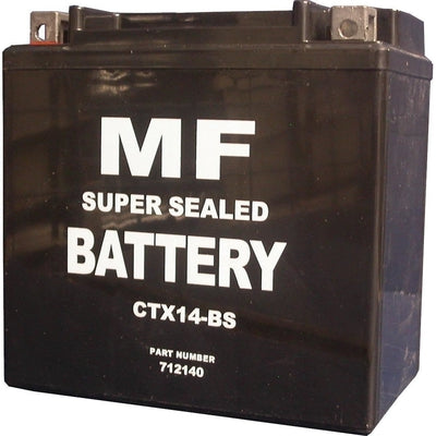 MF Motorcycle Battery Fits Suzuki DR 800 S-T SR43A CTX14-BS MFX14-BS 1996