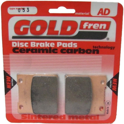 Rear Right Goldfren Brake Pad Fits Kawasaki ZZR 1100 ZX1100D7 1999