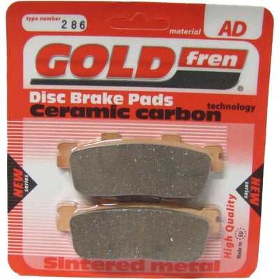 Rear Right Goldfren Brake Pad Fits SYM GTS 300 2008-2009