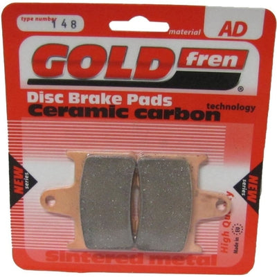 Rear Right Goldfren Brake Pad Fits Kawasaki ZZR 1400 ZX1400B6F ABS 2006