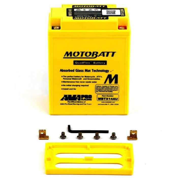 Motobatt Battery MBTX14AU 12v 16AH CCA:210A L:135mm x H:168mm x W:90mm