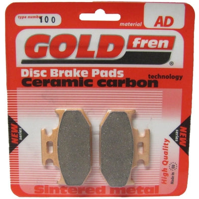 Rear Right Goldfren Brake Pad Fits Yamaha YZ 125 F 4JY 2T 1994