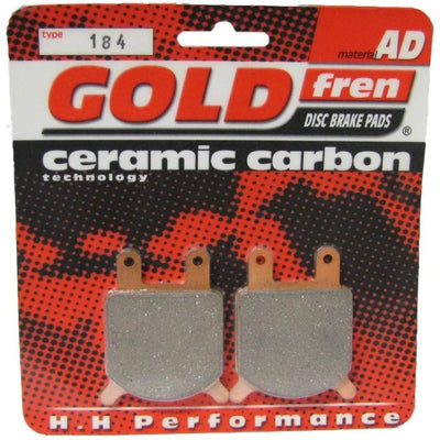 Front Left Goldfren Brake Pad Fits Gilera RV 200 1985-1986