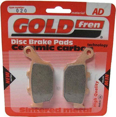 Rear Right Goldfren Brake Pad Fits Honda VFR 400 RH2 NC24 1987