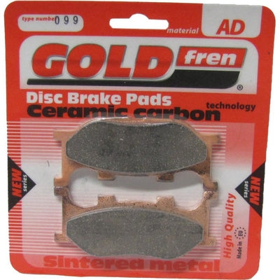 Front Right Goldfren Brake Pad Fits Yamaha XVS 1100 Dragstar Custom 5EL8 2000