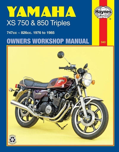 Haynes Manual Yamaha XS750 76-82, XS850 79-85