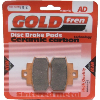 Rear Right Goldfren Brake Pad Fits Kymco Grand Dink 250 2001-2006
