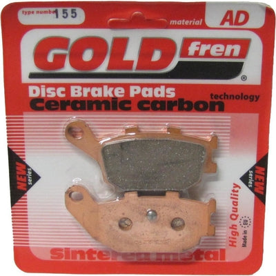 Rear Right Goldfren Brake Pad Fits Honda NSS 250 -2 Forza 2002