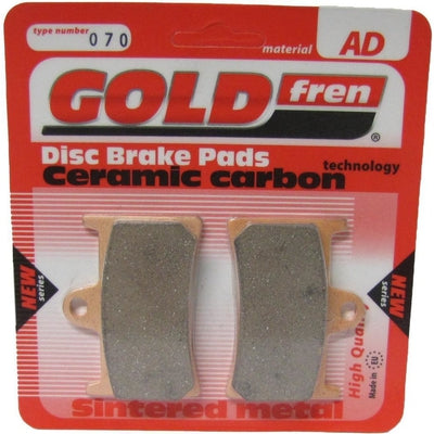 Front Right Goldfren Brake Pad Fits Yamaha TDM 900 W Non ABS 5PSC 2007