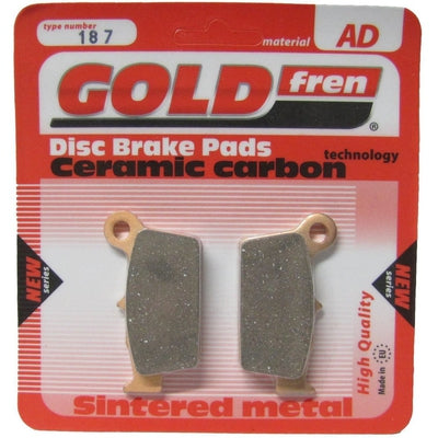 Rear Right Goldfren Brake Pad Fits Suzuki RM-Z 450 K8 4T 2008