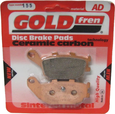 Rear Right Goldfren Brake Pad Fits Honda NSS 250 -3 Forza 2003
