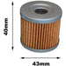 Suzuki UX 125 SIXteen Oil Filter 2008-2010