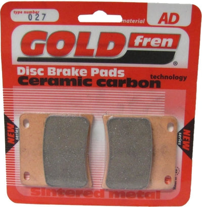 Front Right Goldfren Brake Pad Fits Suzuki GSX 400 FL 1990