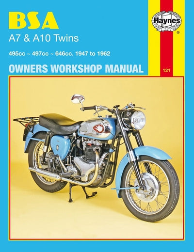 Haynes Manual BSA A7 & A10 Twins, Star Twin, Shooting Star, Road Rocket