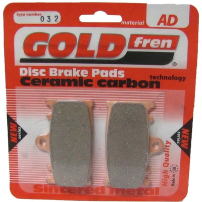 Front Right Goldfren Brake Pad Fits Suzuki GSF 650 A-K8 'Bandit' Naked/ABS 2008