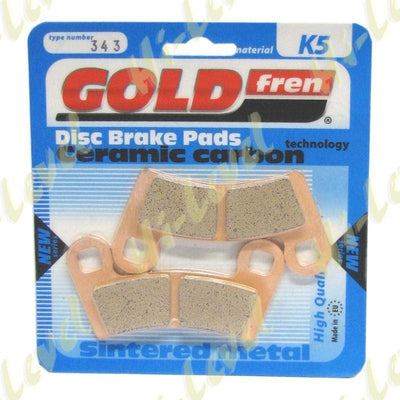 Front Left Goldfren Brake Pad Fits Polaris 525 Outlaw 'S' 2x4 2008-2009