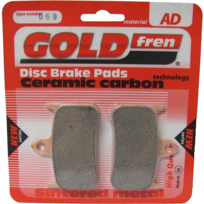 Front Right Goldfren Brake Pad Fits Honda NSR 250 R4J MC18 1988