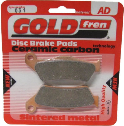 Front Right Goldfren Brake Pad Fits Gas Gas Quad Wild HP 250 2008