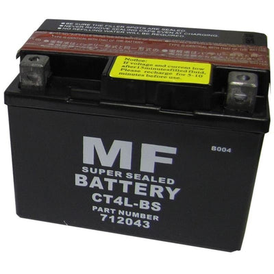 MF Battery CT4L-BS (L:114mm x H:85mm x W:70mm)