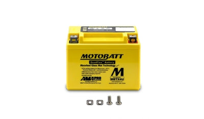 Motobatt Sealed Battery Fits Adly Silverfox 50 MBTX4U 2000-2009