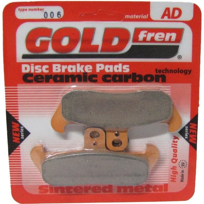 Front Right Goldfren Brake Pad Fits Moto Morini 350 Dart 1987-1989