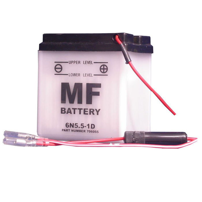 MF Battery 6N5.5-1D (L:90mm x H:100mm x W:70mm)