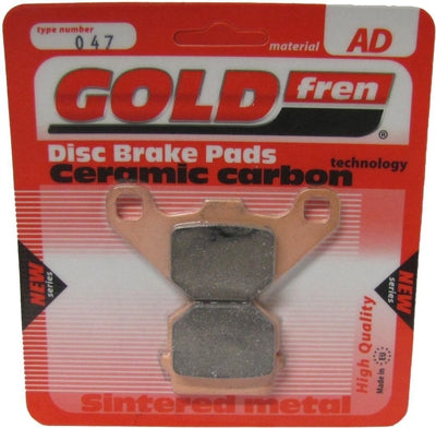 Front Right Goldfren Brake Pad Fits Hyosung KR 110 Master 2004-2005