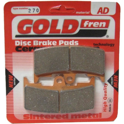 Goldfren-Bremsbelag vorne rechts, passend für Buell XB 12 SCG Lightning 2006–2008