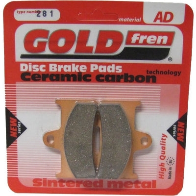 Rear Right Goldfren Brake Pad Fits Quadzilla 500 ES 4x4 2010-2012