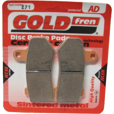 Goldfren-Bremsbelag hinten rechts, passend für H/Davidson FLTR 1584 Road Glide 2008–2009