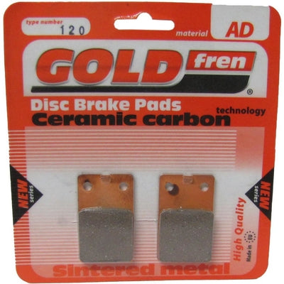 Rear Right Goldfren Brake Pad Fits Benelli Spring 50 1993-1996