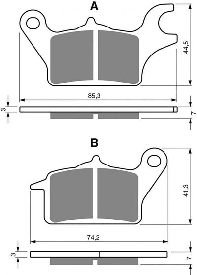 Front Right Goldfren Brake Pad Fits Honda AFS 110 D Wave 2013