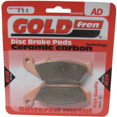 Rear Right Goldfren Brake Pad Fits Honda VFR 400 R3N NC30 1992