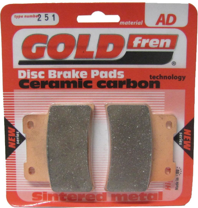 Front Left Goldfren Brake Pad Fits Aprilia Shiver 750 GT 2009-2013