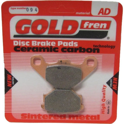 Rear Right Goldfren Brake Pad Fits MZ Baghira Forest 660 Enduro 1999-2001