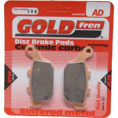 Goldfren-Bremsbelag hinten rechts, passend für Honda CBR 250 RAC ABS 2012