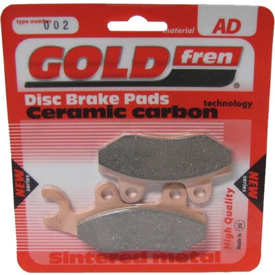 Front Left Goldfren Brake Pad Fits Triumph Trophy 1200 4 Cylinder 1990-1993