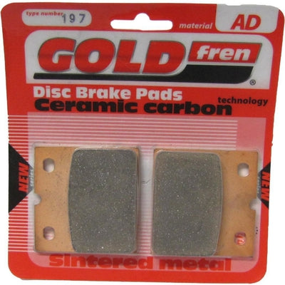 Rear Right Goldfren Brake Pad Fits Moto Guzzi Spada 1000 III 1988-1992