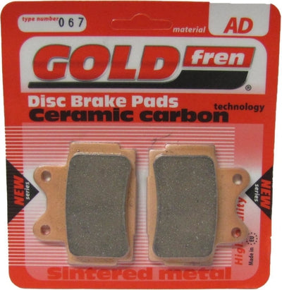 Front Left Goldfren Brake Pad Fits Yamaha RD 350 FI YPVS Fully Faired 1985